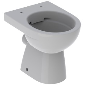 Geberit Renova WC sur pied à chasse d'eau horizontale, sans rebord de rinçage Rimfree