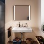 Lavabo hansgrohe Xanuia Q 800/480 con foro per rubinetto e troppo pieno