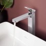 Rubinetto monocomando per lavabo Villeroy & Boch Architectura Square rialzato - immagine prodotto