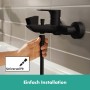 hansgrohe Rebris E Einhebel-Wannenarmatur Aufputz - Detailansicht