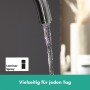Robinet de lavabo hansgrohe Vernis Blend avec bec pivotant et vidage à tirette