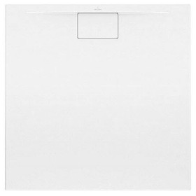 Receveur de douche Villeroy & Boch Architectura Metalrim 90 x 90 x 1,5 cm, Ensemble complet