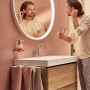 Robinet de lavabo monocommande hansgrohe Tecturis S 150 Fine CoolStart économiseur d'eau+ avec bonde - vue détaillée