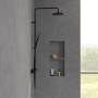 Villeroy & Boch Universal Showers Duschsystem mit drei Funktionen für Wandmontage - technische Ansicht