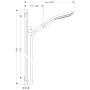 hansgrohe Raindance Select 150 / Unica Set 90 cm - Detailansicht