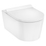 Set WC sospeso hansgrohe EluPura S 540 senza bordo con sedile WC, AquaHelix Flush e SmartClean - vista dettagliata