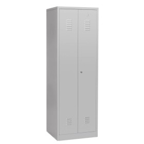 Armadio porta detersivi in acciaio con serratura Wolfstahl 60 x 50 x 180 cm