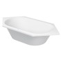 Duravit D-Code Sechseck-Badewanne - Detailansicht