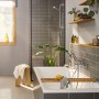 hansgrohe Rebris E Einhebel-Wannenarmatur Aufputz - technische Ansicht