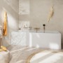 hansgrohe Tecturis S Einhebel-Wannenarmatur Aufputz - Detailansicht
