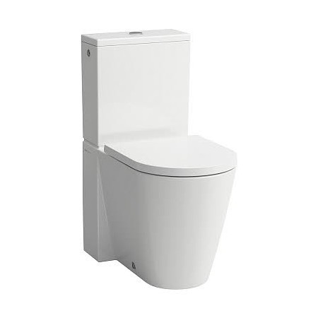 Combinazione WC a pavimento LAUFEN Kartell senza bordo, con scarico a pavimento o a parete