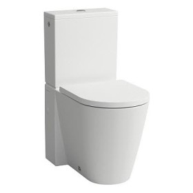Combinazione WC a pavimento LAUFEN Kartell senza brida, con scarico a pavimento