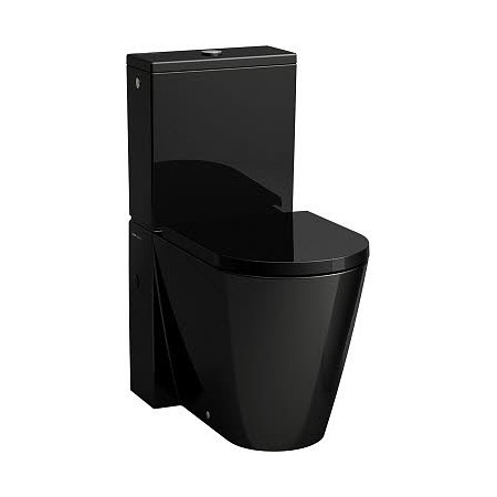 Combinazione WC a pavimento LAUFEN Kartell senza bordo, a scarico a pavimento, con scarico rapido