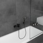 hansgrohe Vernis Shape Einhebel-Wannenarmatur Aufputz - technische Ansicht