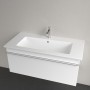Villeroy & Boch Venticello Schrankwaschtisch 100 x 50 cm, mit 1 Hahnloch und Überlauf - Detailansicht