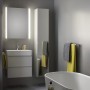 Vasque LAUFEN Val encastrable 65 x 42 cm avec 1 trou de robinet, avec trop-plein - vue technique