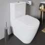 Duravit D-Neo WC a terra Rimless per combinazione con scatola di scarico a parete