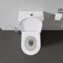 Duravit D-Neo WC a terra Rimless per combinazione con scatola di scarico a parete