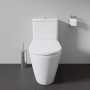 Duravit D-Neo WC a terra Rimless per combinazione con scatola di scarico a parete - vista tecnica
