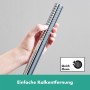 hansgrohe Tecturis S 3-Loch Einhebel-Wannenrandarmatur mit Schlauchbox (sBox) - Detailansicht