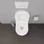 Duravit D-Neo WC sospeso Rimless, con scarico a parete, con Durafix - vista dettagliata