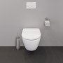 Duravit D-Neo WC sospeso Rimless, con scarico a parete, con Durafix - vista tecnica