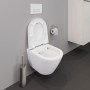 Duravit D-Neo WC sospeso Rimless, con scarico a parete, con Durafix