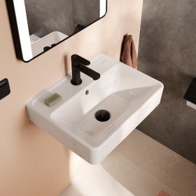 Lavabo hansgrohe Xanuia Q 500/390 con foro per rubinetto e troppopieno