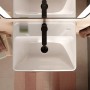 Lavabo hansgrohe Xanuia Q 500/390 con foro per rubinetto e troppopieno - vista tecnica