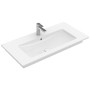 Villeroy & Boch Venticello Schrankwaschtisch 100 x 50 cm, mit 1 Hahnloch und Überlauf - Detailansicht