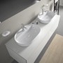 Vasque à poser Duravit Luv avec plage de robinetterie 60 x 40 cm - vue détaillée