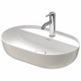 Vasque à poser Duravit Luv avec plage de robinetterie 60 x 40 cm - vue détaillée