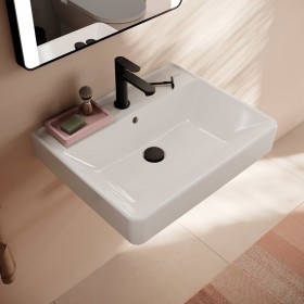 hansgrohe Xanuia Q Lavabo 600/480 con foro miscelatore e troppopieno