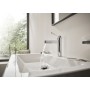 Robinet de lavabo monocommande hansgrohe Finoris 100 avec bonde Push-Open - vue détaillée