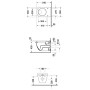 Duravit Starck 3 WC sospeso a scarico diretto - immagine prodotto
