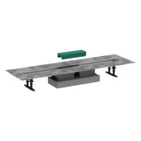 hansgrohe uBox universal Komplettset 90 cm, flache Installation für Duschrinnen Fertigsets