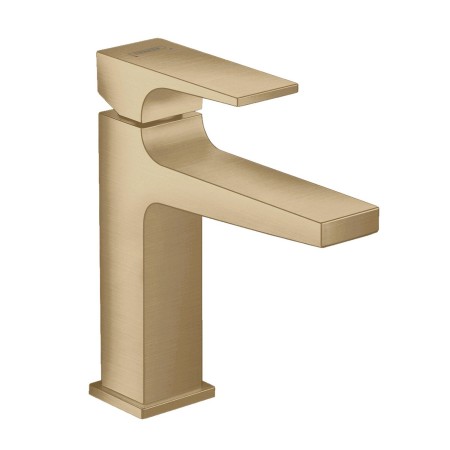 hansgrohe Metropol Einhebel-Waschtischmischer 110 mit Hebelgriff und Push-Open Ablaufgarnitur