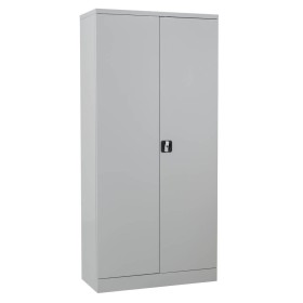 Armadio per detersivi in acciaio con serratura Wolfstahl 80 x 38 x 180 cm