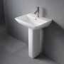 Lavabo Duravit ME by Starck 60 cm avec 1 trou de robinet percé
