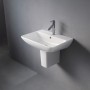 Lavabo Duravit ME by Starck 60 cm avec 1 trou de robinet percé - photo produit
