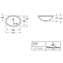 Villeroy & Boch Evana Lavabo sottopiano 50 x 35 cm