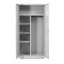 Wolfstahl Putzmittelschrank Stahl abschliessbar 80 x 38 x 180 cm - technische Ansicht