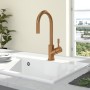 Villeroy & Boch Umbrella Flex Einhebel-Küchenarmatur mit Schlauchbrause - technische Ansicht