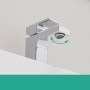 Robinet de lavabo hansgrohe Vernis Shape 70 avec bonde à tirette - vue technique