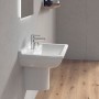 Lavabo Duravit Starck 3 65 cm avec 1 trou de robinet - photo produit