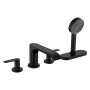 hansgrohe Vivenis 4-Loch Wannenrandarmatur mit Schlauchbox (sBox)