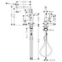 hansgrohe Talis M54 Miscelatore monocomando per cucina 270, beccuccio estraibile, 1getto