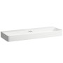 Lavabo encastrable LAUFEN Val 120 x 42 cm, sans trou de robinet, avec trop-plein