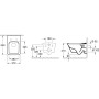 Vaso WC sospeso Architectura DirectFlush di Villeroy & Boch con sedile