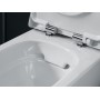 Geberit Smyle Square WC suspendu à chasse d'eau encastrée - vue détaillée